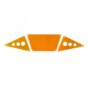Element RC Team Associated Enduro RC10TT Aluminium. Bumper Skid Plates - Gold