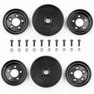 Team Associated Jay Halsey RC10 Front Wheels - Black