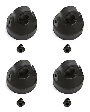 Associated 1:10 Bleeder Shock Caps (4)