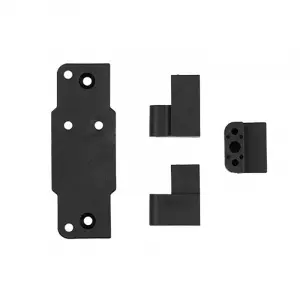 Team Associated RC10 4WD Servo Mount Set Black