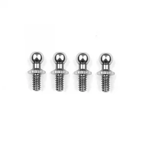 Team Associated RC10 Ballstuds 3.9mm Short Neck - Silver