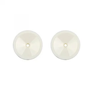 1 Piece Front Wheels White