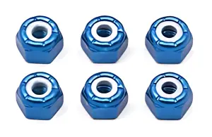 FT 8-32 Blue Aluminium Locknut