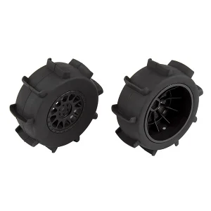 Team Associated Sand Paddle Rear Tyres On Method SC Wheel