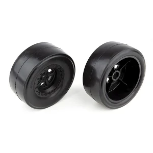 Team Associated DR10 Rear Wheels With Drag Slick Tyres ** CLEARANCE **