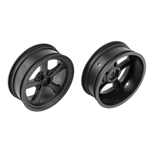 Team Associated DR10 Drag Front Wheels Black