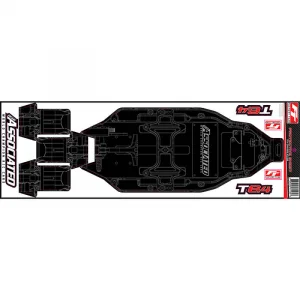 Team Associated T6.4 FT Chassis Protective Sheet Printed