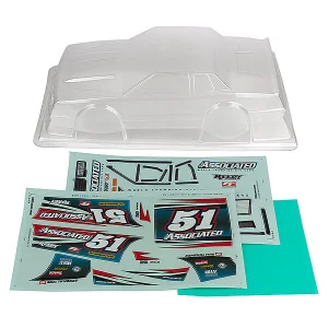 Team Associated SR10 Street Stock Body Shell Clear