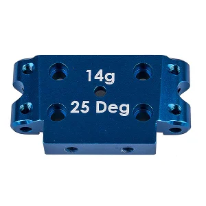 Team Associated DR10 FT Aluminium. Front Bulkhead 25 Degree 14G