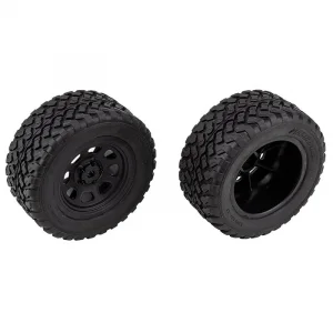 Team Associated Pro2 LT10SW Rear Wheels + Tyres Mounted