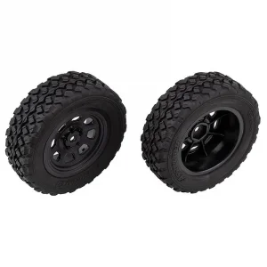 Team Associated Pro2 LT10SW Front Wheels + Tyres Mounted