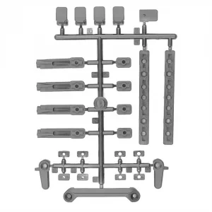 Team Associated DC10 Battery Mount Set - Grey