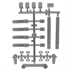 Team Associated DC10 Battery Mount Set - Grey