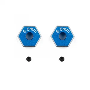 Team Associated DC10 FT Aluminium Wheel Hexes 6.5mm
