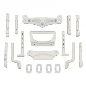 Team Associated DC10 Arm/Body/ Bumper Mounts - Natural