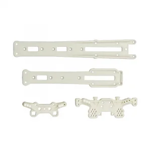 Team Associated DC10 Plastic Shock Towers/Top Deck - Natural