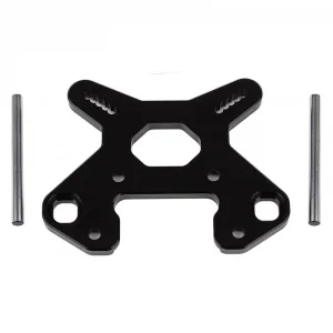 Associated RC8B4 Front Shock Tower V2 Black Aluminium