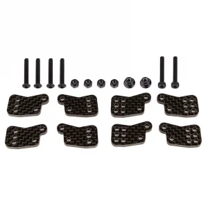 Team Associated RC8B4.1/E FT Rear Hub Tower Set - Carbon