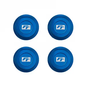 Associated RC8 FT Aluminium Capped Wheel Nuts 17mm (4)