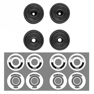 Team Associated RC10F6 Classic Wheel Set - Black