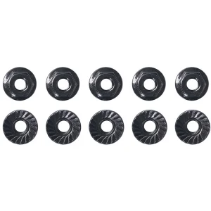 Team Associated M4 Low Profile Serrated Steel Wheel Nuts (10)