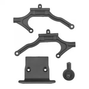 Team Associated RB10 Retro Body Mount Set - Grey
