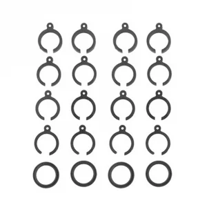 Team Associated RB10 Retro Shock Spring Clips - Grey