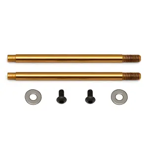 Associated 3X27.5 Shock Shaft V2 Tin For AS91577/91578 Body