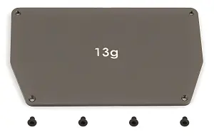 Associated B6/B6D Aluminium Chassis Weight 13G