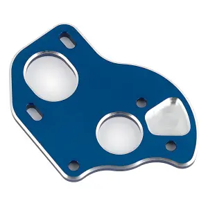Team Associated B6.1 Laydown Motor Plate Blue Aluminium