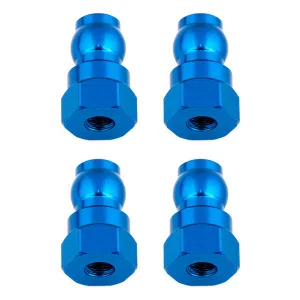 Team Associated Shock Bushings 12 mm Blue Aluminium