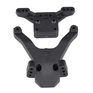 Associated B6.3 FT Top Plate + Bullstud Mount Carbon