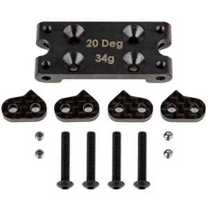 Team Associated B6.3 FT Steel Bulkhead 20 Degree