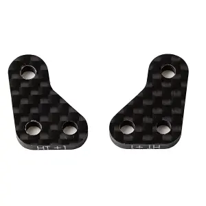 Team Associated B6.3 FT Carbon Fibre Steering Block Arms HT+1