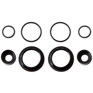 Associated 12mm Shock Collar + Seal Retainer Set - Black