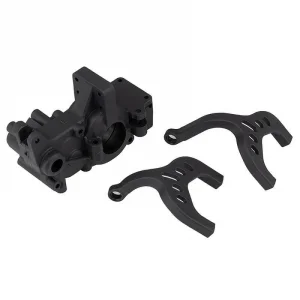 Team Associated RC10B6 FT Laydown Gearbox/Braces Carbon