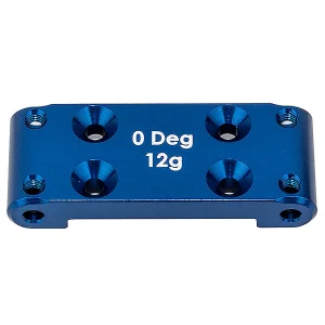 Team Associated RC10B6.4 Front Bulkhead [0] - Blue Aluminium