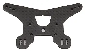 Team Associated B64 Rear Shock Tower Woven Carbon Fibre Long