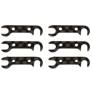 Team Associated B74 Graphite Rear Hub Link Shim Set ** CLEARANCE **