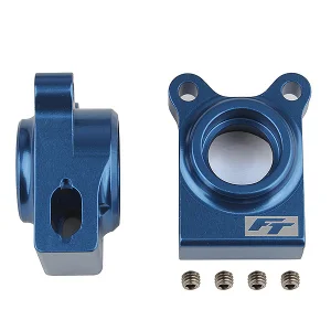 Team Associated FT B74.1 Rear Hubs Blue Aluminium