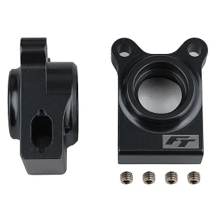 Team Associated FT B74.1 Rear Hubs Black Aluminium