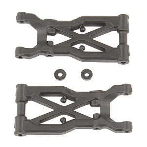 Team Associated B74/B74.1 FT Rear Suspension Arms Carbon Fibre