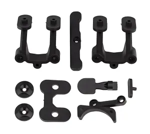Team Associated RC10B74.2 Rear Body Mount/Wing Mounts/Bumper