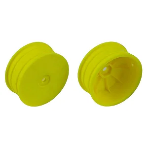 Team Associated 12mm Hex 2.2 4WD Front Yellow Wheels B74 +1.5mm