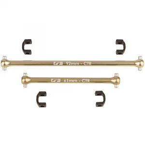 Team Associated RC10B74.2 FT Centre Dogbone Set Aluminium