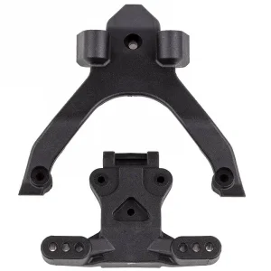 Team Associated RC10B7 FT Top Plate + Ballstud Mount - Carbon