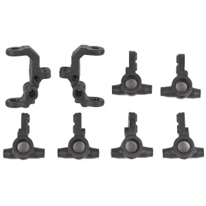Team Associated RC10B7 FT Caster/Steering Blocks Carbon