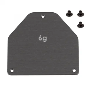 Team Associated RC10B7 FT Aluminium. Servo Weight Plate 6G