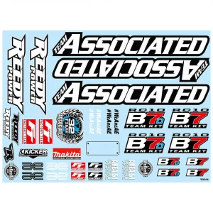 Team Associated RC10B7 Decal Sheet