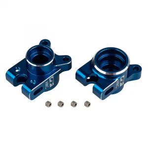 Team Associated FT RC10B7 Rear Hub Set HRC - Blue Aluminium